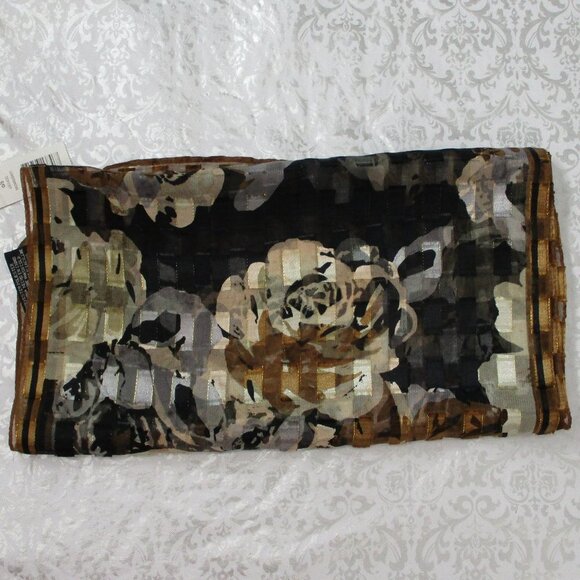 KIM ROGERS Sheer Floral Scarf NWT - Picture 8 of 9